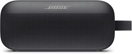Bose SoundLink Flex Bluetooth speaker ポータブル ワイヤレス スピーカー マイク付き 最大12時間 再生 防水 防塵 20.1 cm (W) x 9 cm (H) x 5.2 cm (D) 580g ブラック