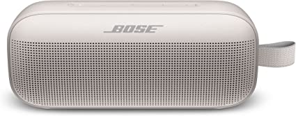 Bose SoundLink Flex Bluetooth speaker ポータブル ワイヤレス スピーカー マイク付き 最大12時間 再生 防水 防塵 20.1 cm (W) x 9 cm (H) x 5.2 cm (D) 580g ホワイトスモー