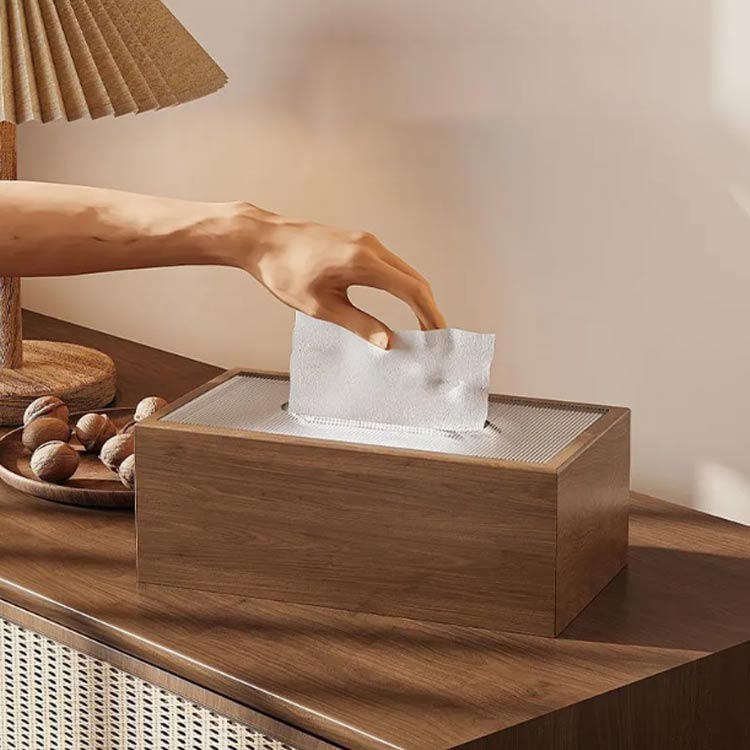 ティッシュケース 収納 おしゃれ ボックスティッシュケース ナチュラル 木製 家庭用 プレゼント ティッシュ入れ ティッシュボックス インテリア 北欧 丈夫 ケース 四角 収納 引っ越し祝い 雑貨 ギフト リビング [3]
