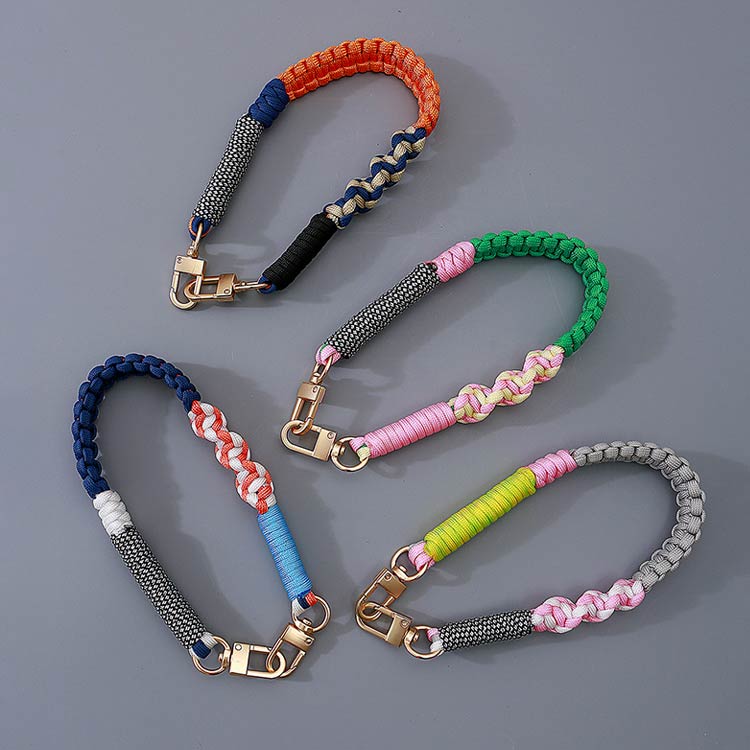 ストラップ ハンドストラップ かわいい ソロモン編み込み ショートストラップ マルチカラー スマホ ファッションアイテム 手首 落下防止 ハンドストラップ android iPhone スマホ 全機種対応 カラー カラフル クリアタグ 可愛い お揃い おしゃれ