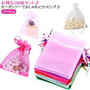 ラッピング袋 オーガンジー 収納袋 ラッピンググッズ 100枚セット ギフト袋 包装用品 ラッピング用品 オーガンジー ギフト包装 包材 プレゼント ギフト