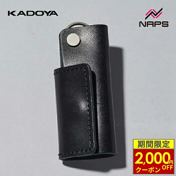 Key Holder - ＼最大2,000円OFFクーポン／ KADOYA カドヤ 8947 サドルレザー キーホルダー ブラック