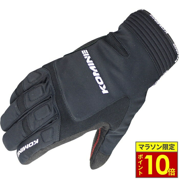樂天商城 - ＼ポイント10倍／ KOMINE コミネ GK-801 ウインターグローブカルタゴ【Black】