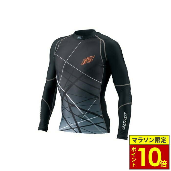 ＼マラソン限定ポイント10倍／ HYOD ヒョウドウ HRU001SP BOOST UNDER SHIRTS [SPLASH] アンダーシャツ ブラック/ブラック