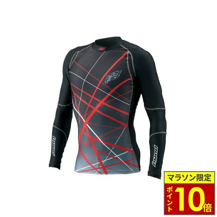 ＼マラソン限定ポイント10倍／ HYOD ヒョウドウ HRU001SP BOOST UNDER SHIRTS [SPLASH] アンダーシャツ レッド/ブラック
