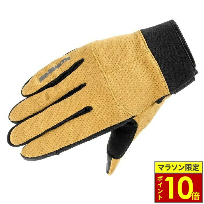 樂天商城 - ＼ポイント10倍／ KOMINE コミネ GK-261 ライドメッシュグローブ GT Yellow