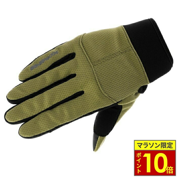 乐天商城 - ＼ポイント10倍／ KOMINE コミネ GK-261 ライドメッシュグローブ GT Olive