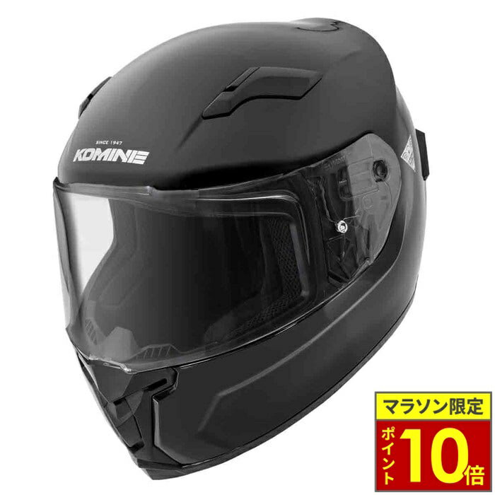 乐天商城 - ＼ポイント10倍／ KOMINE コミネ HK-170 FL フルフェイスヘルメット【Gloss Black】