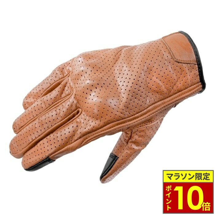 Other - ＼ポイント10倍／ KOMINE コミネ GK-264 プロテクトレザーグローブ【Brown】