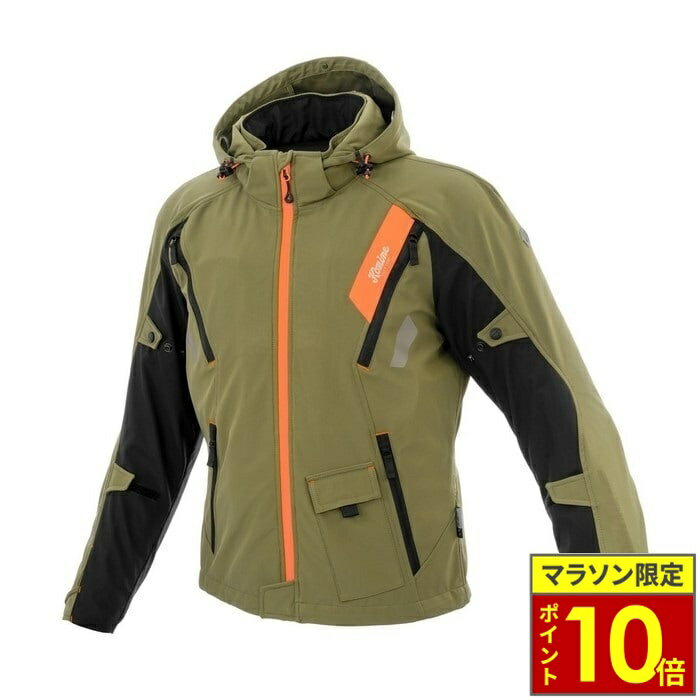 乐天商城 - ＼ポイント10倍／ KOMINE コミネ JK-637 エニグマG2ソフトシェルジャケットソリアーノII【Olive】