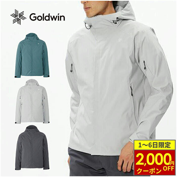 【2/1から最大2,000円OFFクーポン】【数量限定】 GOLDWIN ゴールドウィン GB03302 RIDING HOODED JACKET ライディング フーデッド ジャケット 防風 防水 通気 立体裁断 CE Level2プロテクター 肩 肘 背中 CE Level 1プロテクター 胸部