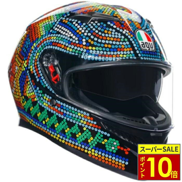 ＼11日迄ポイント10倍／K3 JIST Asian Fit フルフェイスヘルメット ROSSI WINTER TEST 2018 ヘルメット バイク オートバイ 用品 メンズ レディース 男性 女性 かっこいい おしゃれ メーカー ブランド 人気 おすすめ