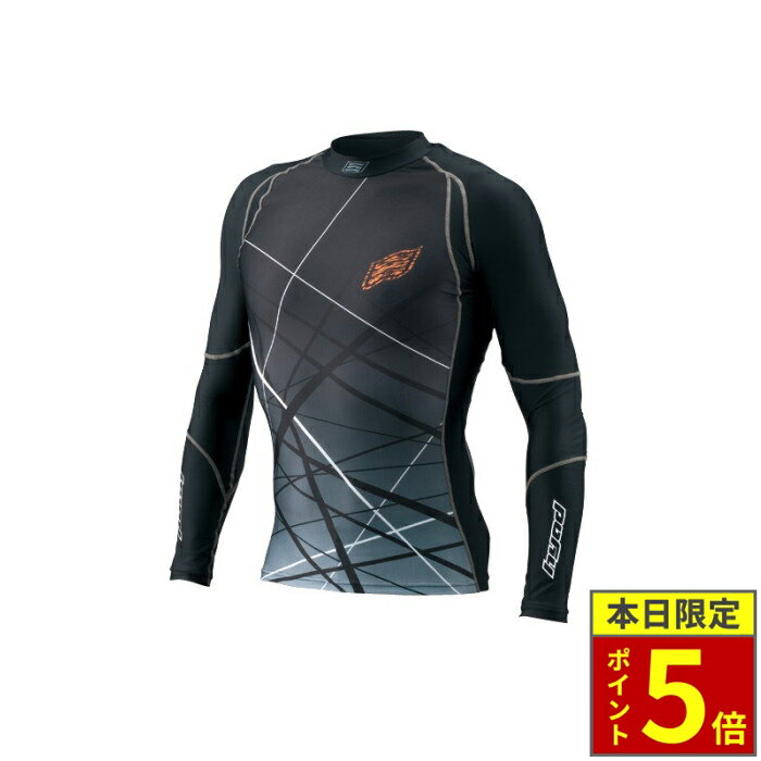 ＼15日ポイント5倍／ HYOD ヒョウドウ HRU001SP BOOST UNDER SHIRTS [SPLASH] アンダーシャツ ブラック/ブラック