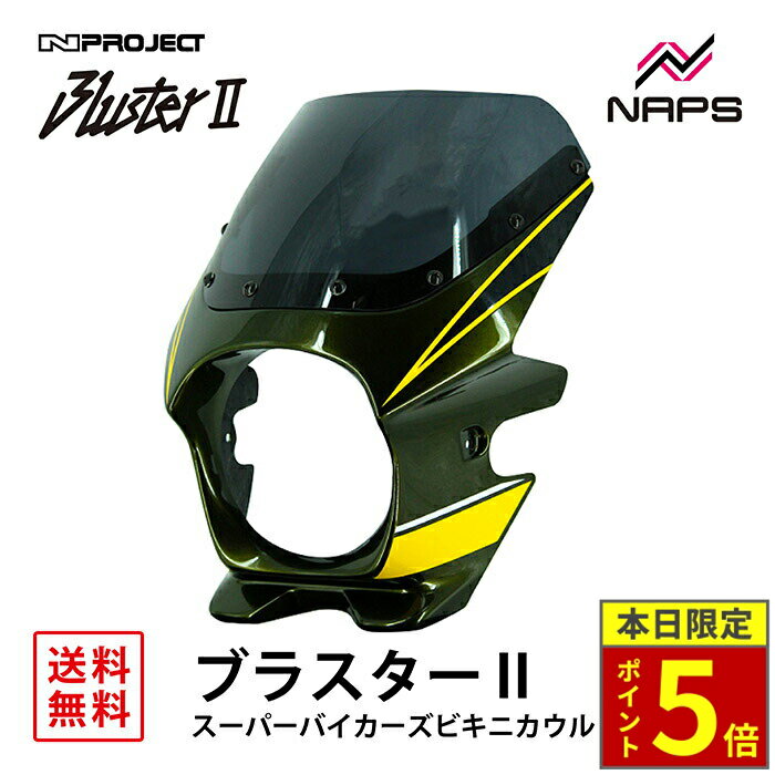＼18日ポイント5倍／ BLUSTER 2 ブラスター2 スーパーバイカーズビキニカウル カワサキ Z900RS (20) キャンディトーングリーン (ストライプ) 外装 カウル 車種専用