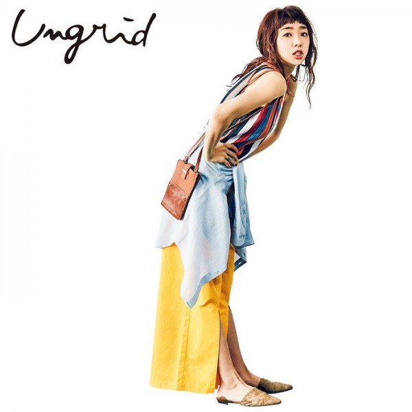 Ungrid(アングリッド)マルチカラーリブニットタンク(111732618801)2017Summer新作 ニット タンクトップ レディース カジュアル 送料無料