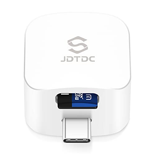充電しながら自動バックアップカードリーダー (256GB microSDカード付き) iphone バックアップ USBメモリ iPad 容量不足解消 写真 動画 音楽 資料 高速データ転送 連絡先 データ 移行 データ復元 ファイル管理 SDカードリ