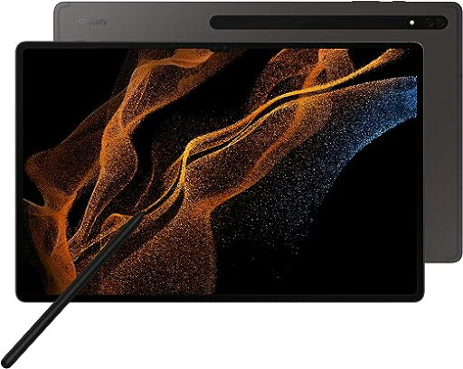 Galaxy Tab S8 Ultra タブレット,256GB,14.6インチ/120Hz/画面内指紋認証 有機ELディスプレイ,11,200mAh,S Pen同梱,グラファイト Galaxy Tab S8 Ultra タブレット,256GB,14.6インチ/120Hz/画面内指紋認証 有機ELディスプレイ,11,200mAh,S Pen同梱,グラファイト