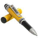 DEWALT 3-in-1 スタイラスペン – ポケットサイズスタイラスペン iPad用 — タッチスクリーンペン — スタイラスペンチップ付きボールペン — キーパッドに優しいミニペン — ブラックとブルーのインクカートリッジ付属