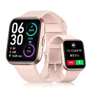 X}[gEHb` ʘb@\t Alexa fB[X YC2023NŐV Mʒm IP68h  L^ ʘbΉ X}[gEHb`CiphoneΉ AhChΉ1.7C` rv smart watch (pink)