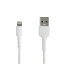 StarTech.com ライトニングケーブル 2m ホワイト Apple MFi認証iPhone充電ケーブル 高耐久性 Lightning - USB ケーブル RUSBLTMM2M