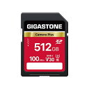 Gigastone SDJ[h 512GB Camera Plus UHS-I U1 Class 10 SDXC [J[h  Full HD rfI fW^J SD card ~jP[X1t