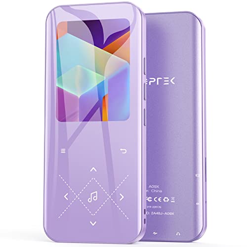 AGPTEK MP3プレーヤー AGPTEK MP3プレーヤー Bluetooth 5.3 内蔵32GB HiFi 金属フレーム MP3プレイヤー ミュージックプレーヤー ダイレクト録音 内蔵スピーカー FMラジオ 2.4インチTFT画面 音楽プレーヤー 128GBまでのTFカード対