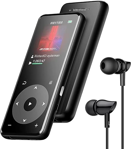 AGPTEK MP3プレーヤー ストレージUP MP3プレーヤー Bluetooth5.3 内蔵32GB AGPTEK ウォークマン HIFI スピーカー搭載 SDカード対応 128GBまで拡張可能 長再生時間 キーランプ 高コスパ FMラジオ ダイレクト録音対応 操作簡単 小型