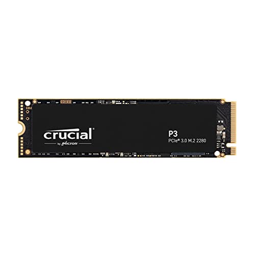 Crucial(롼) P3 500GB 3D NAND NVMe PCIe3.0 M.2 SSD 3500MB/ CT500P3SSD8JP ᡼5ǯݾ Ź