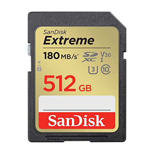 TfBXN Ki SDJ[h 512GB SDXC Class10 UHS-I U3 V30 SanDisk Extreme SDSDXVV-512G-GHJIN VpbP[W