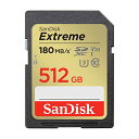 TfBXN Ki SDJ[h 512GB SDXC Class10 UHS-I U3 V30 SanDisk Extreme SDSDXVV-512G-GHJIN VpbP[W