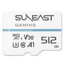 SUNEAST microSD J[h class10 UHS-1 U3 V30 A1 őǍ95MB/s 4KΉ Nintendo Switch hCuR[_[ mF ϊA_v^t {Ki Gaming LP (512GB)