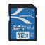 SABRENT SDカード 512GB、SDカード V60、メモリーカード、UHS-IIメモリーカード、270MB/秒の高速転送、キヤノン、富士フイルム、パナソニック、ニコン、その他のあらゆるUHS-IIカメラと互換性あり SD-TL60-512GB