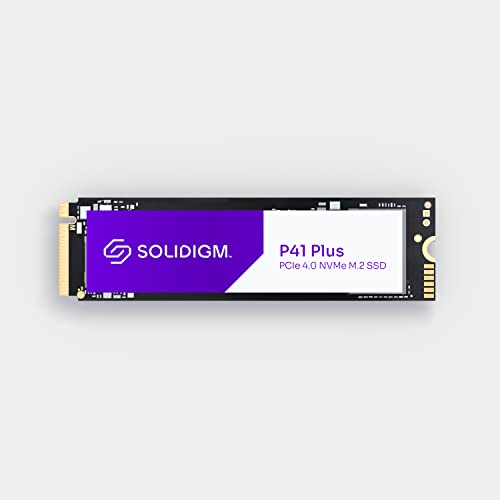 ソリダイム Solidigm 内蔵 SSD P41 Plus 読込速度：4,125MB/秒(最大) M.2 2280 PCIe 4.0 インタフェース サポート 1TB / (SSDPFKNU010TZX1 /A) 国内正規流通品