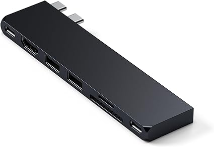 Satechi USB-C Pro ϥ  7-in-2 (ߥåɥʥ) USB 4, 4K HDMI, USB3.2 Gen 2,...