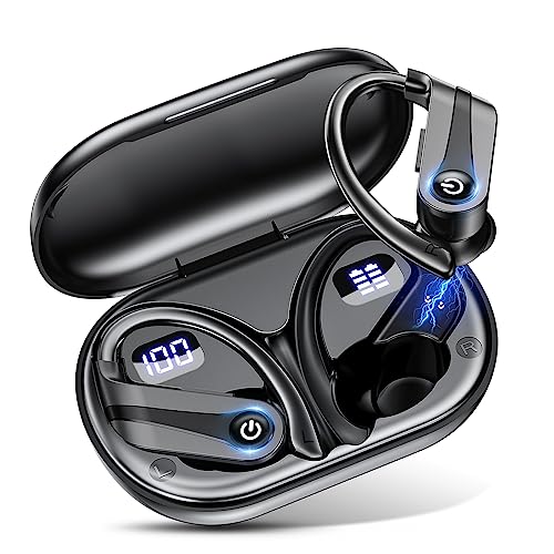 2023初登場 耳掛け式イヤホン Bluetooth5.3 Bluetooth イヤホン ワイヤレスイヤホン bluetooth 最大48時間再生 AAC/SBC対応 Hi-Fiブルートゥースイヤホン いやほん ヘッドホン 落ちにくい 外れない 快適