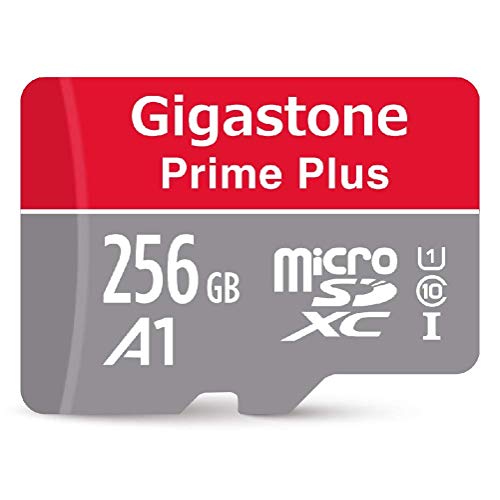 Gigastone Micro SD Card 256GB }CNSDJ[h tHD UHS-I A1 U1 95MB/S Full HD SDA_v^t