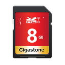 Gigastone 8GB SDカード UHS-I U1 Class 10 SDHC メモリーカード 高速 フルHD ビデオ デジタルカメラ SD card F...