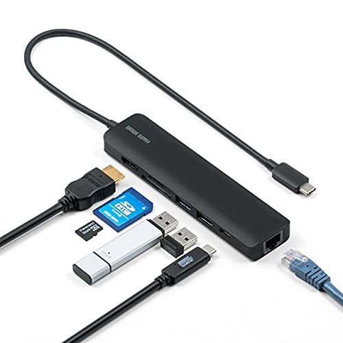쥯 ɥå󥰥ơ Type C 7-in-1 PD 100Wб HDMI (4K/60Hz) LAN 1Gbps...