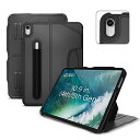ZUGU iPad Air5 2022 / Air4 2020 ケース 10.9インチ 第5世代 / 第4世代 極薄 落下衝撃保護 8段階スタンド機能 ペンホル...