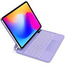 マジックキーボード GOOJODOQ iPad Pro 11 スマートキーボード iPad Air4/5 10.9inch通用 トラックパッド付きキーボード ケース 7色バックライト付き 磁気吸着ケース 日本語配列キーボード 日本語説明書 パープル