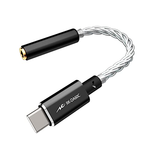 VGP 2022 受賞モデル ラディウス radius RK-DA60C ポータブルヘッドホンアンプ : USB Type-C USB-C タイプC Android アンドロイド スマホ 32bit / 384kHz ハイレゾ 超小型 DAC DAC