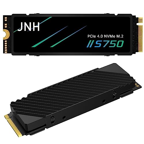 JNH SSD 4TB PCIe Gen4x4 NVMe 1.4 M.2 2280 ヒートシンク搭載 PS5動作確認済み R:7400MB/s W:6700MB/s..