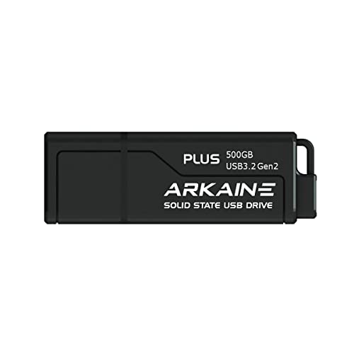 ARKAINE USBメモリ 500GB USB 3.2 Gen2 UASP SuperSpeed+, 超高速 USBメモリー 最大読出速度600MB/s、最大書込速度500MB/s