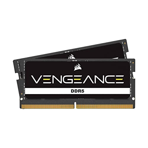 CORSAIR DDR5-4800MHz ノートPC用 メモリ VENGEANCE DDR5 32GB 16GB 2枚 SO-DIMM CMSX32GX5M2A4800C40 (PC5-38400)