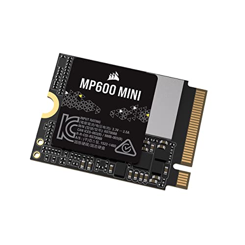 CORSAIR MP600 MINI V[Y TLC NAND̗p 1TB PCIe Gen4 x4 NVMe M.2 2230 Steam Deck/Microsoft SurfaceKp CSSD-F1000GBMP600MN