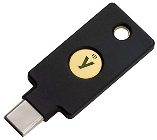 Yubico ZLeBL[ YubiKey 5C NFC USB-C/FIDO2/WebAuthn/U2F/2iKF/ϋv/ϏՌ/h