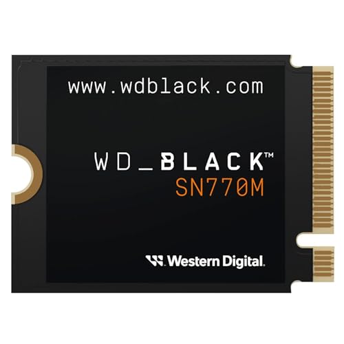 Western Digital EGX^fW^ SSD 2TB WD Black SN770M Q[ ROG Ally Ή Steam Deck Ή PCIe Gen4 M.2-2230 NVMe WDS200T3X0G-EC 