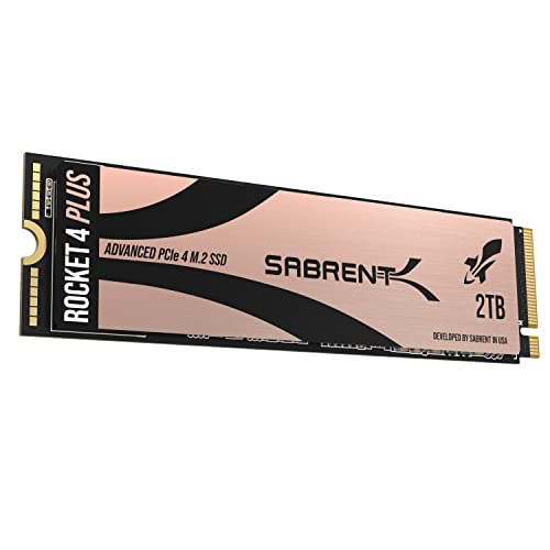 SABRENT SSD 2TBPS5бM.2 SSD 2TBPCIe 4.0 M.2 SSDNVMe 2TBGen4 M.2 2280¢SSD7100MB/ å4 PLUS ȥ꡼ѥեޥ (SB-RKT4P