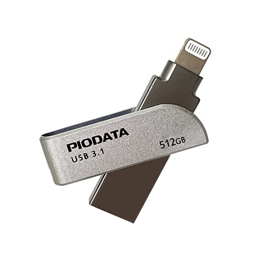 PioData iXflash 512GB iPhone/iPadѥեå USB3.1 Apple MFiǧ LightningUSB꡼ iOS/Windows/Mac ̿ư Хåå ­