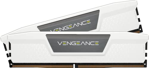 Corsair DDR5-5200MHz デスクトップPC用 メモリ ホワイト VENGANCEシリーズ 32GB 16GB 2枚 CMK32GX5M2B5200C40W